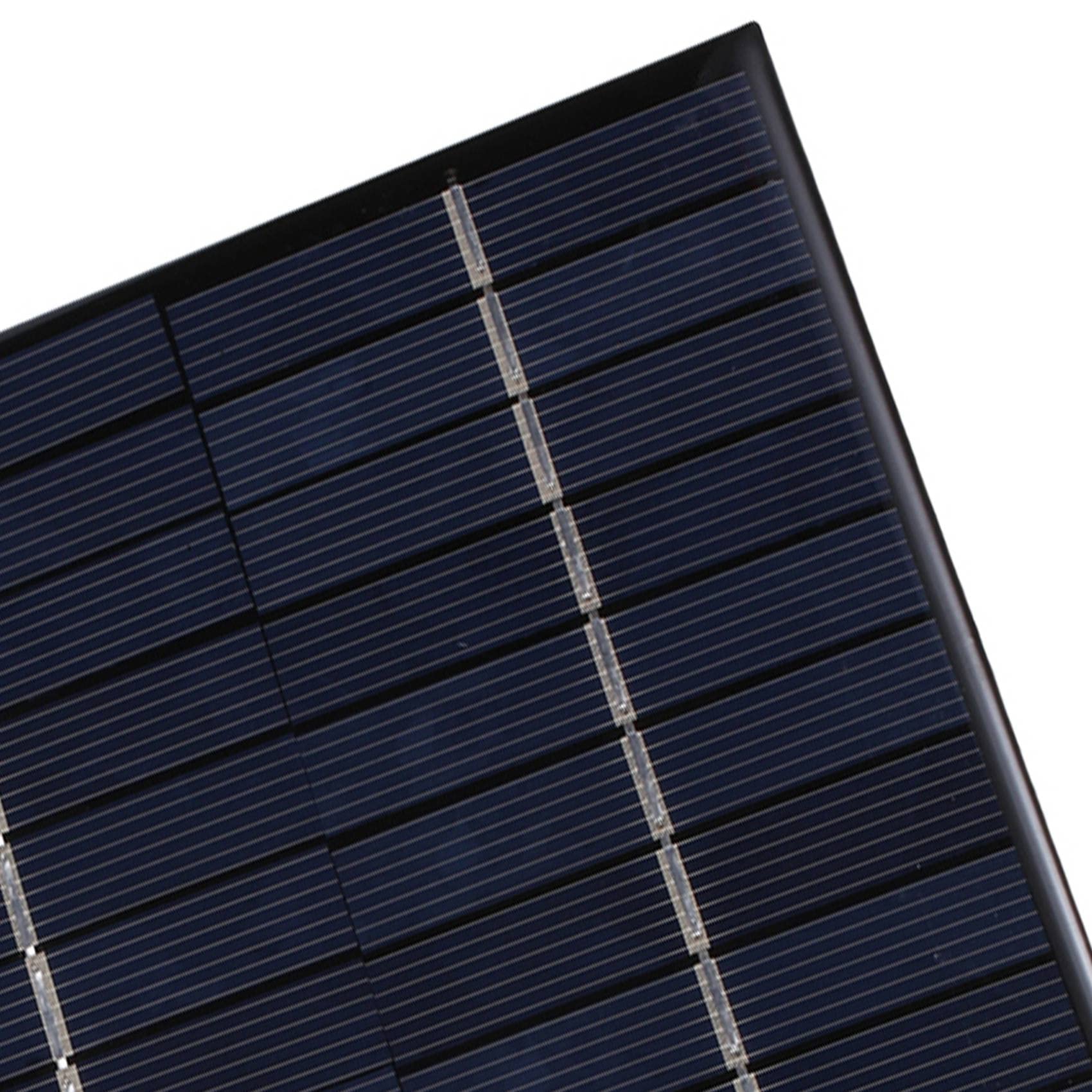 Panel Solar a Prueba de Agua 5W 12V para Exteriores DIY Cargador de CéLulas Solares Paneles de Epoxi de Polisilicio 136X110MM para Herramienta de BateríA de 9-12V