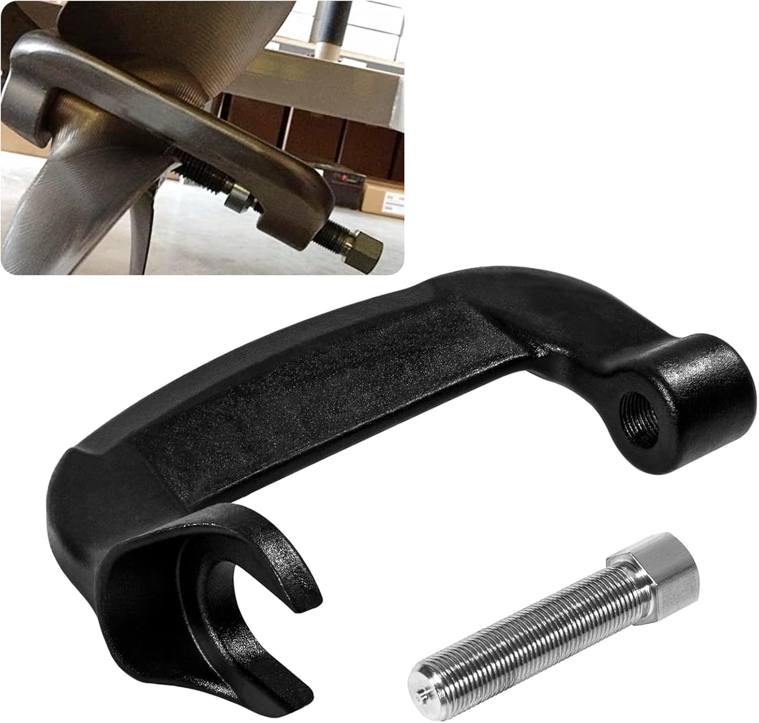 Inboard Prop Propeller Puller C Clamp Fit for Ski Wakeboard Surf Boat Propellers, for 3/4" to 1-1/8" Shaft