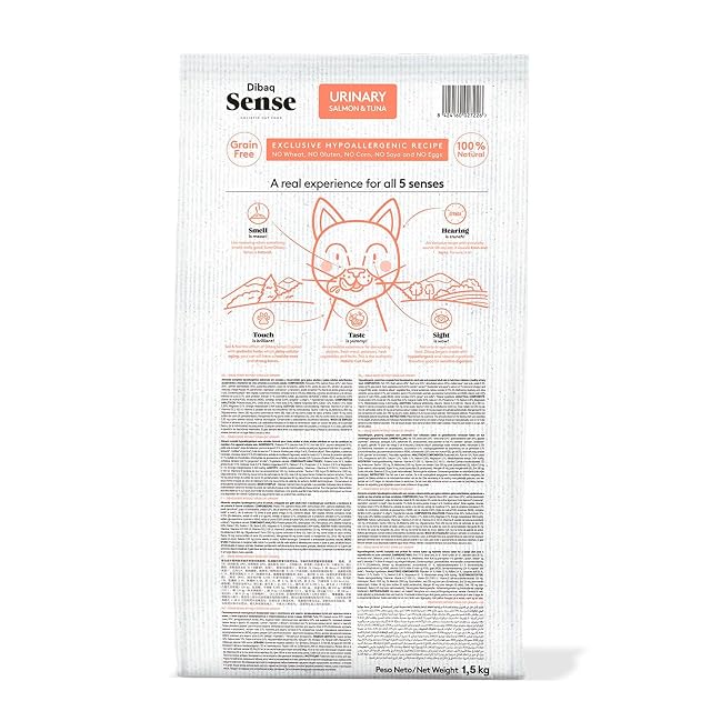 Foto 5 de 6 de Dibaq Sense - Pienso para gatos adultos esterilizados Dibaq Sense Urinary salmón y atún 1,5 kg