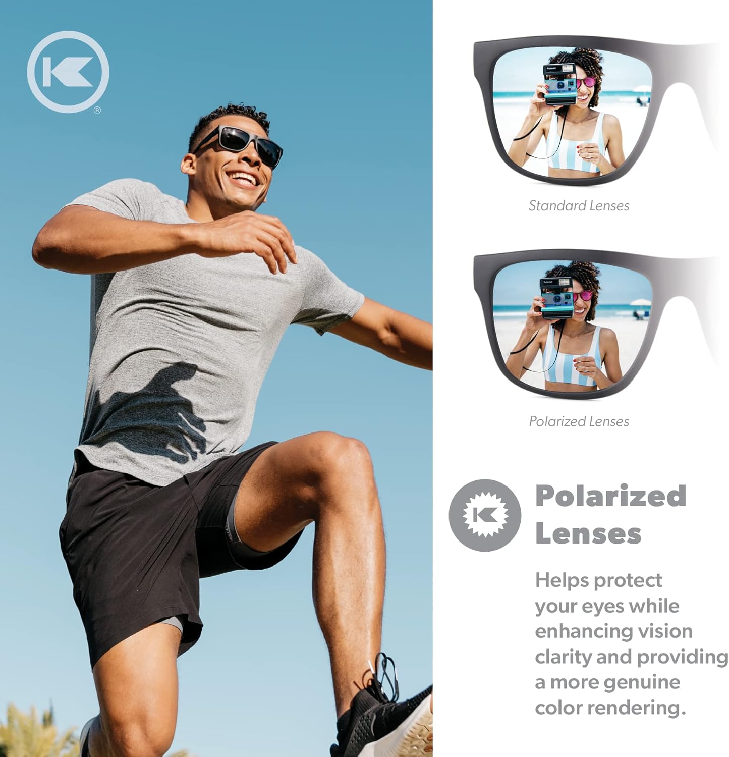 Knockaround Torrey Pines Polarized Sunglasses for Men & Women - UV400 Protection - Image 6