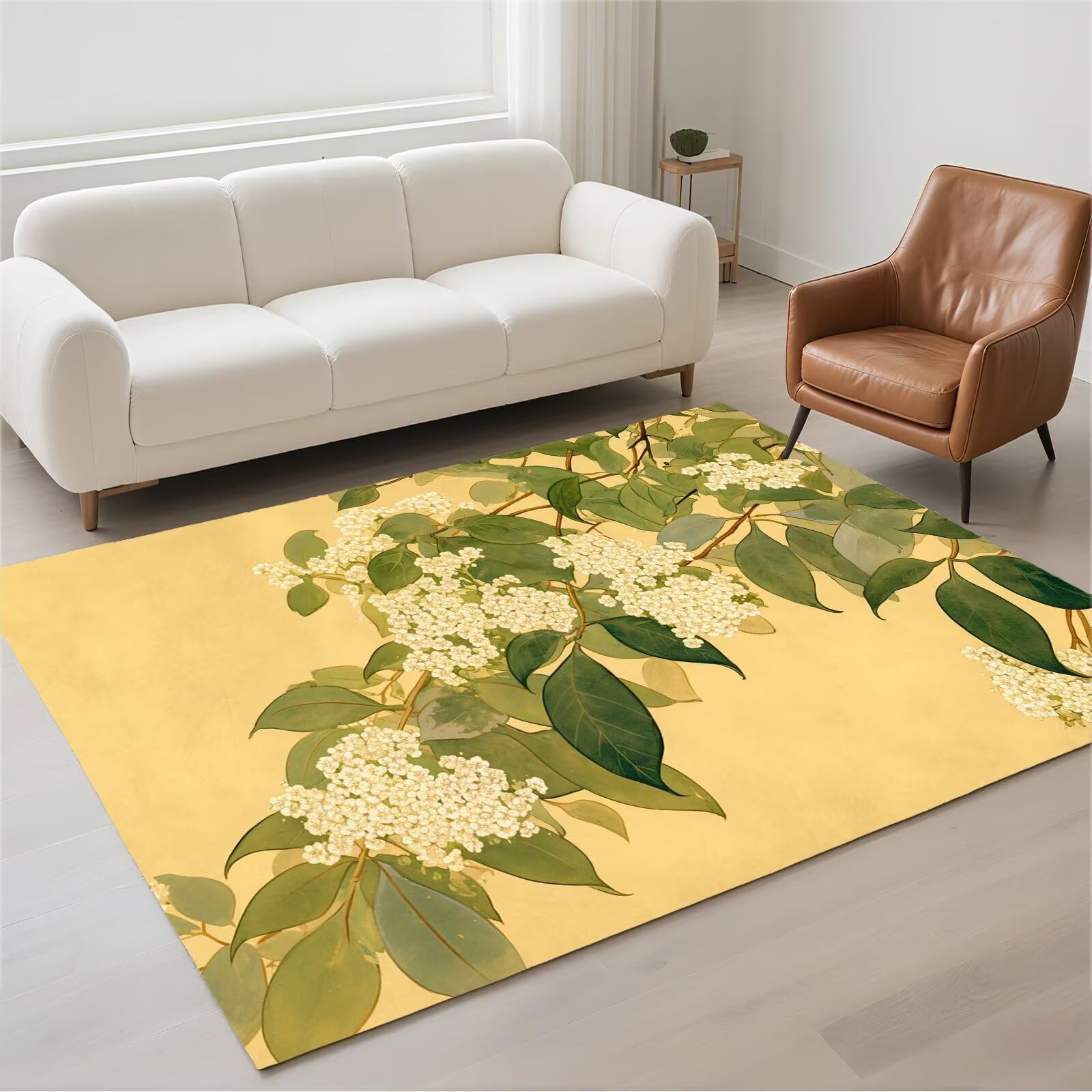 Tapis lavable en machine et antidérapant, grand tapis de salon imperméable à pile bouclée 120x180