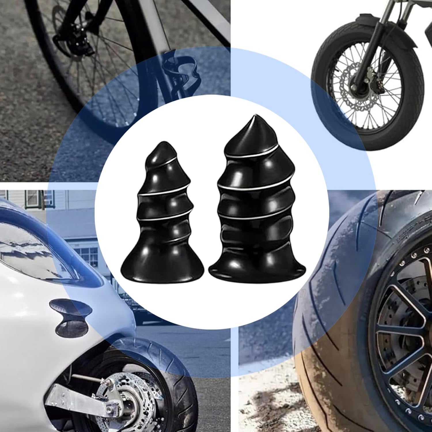 101 Piece Heavy Duty Tire Plugs Set Emergencies Roadside Tires Simple Operate for Motorcycles ATVs Scooters Strong Tire Puncture Repair Kit