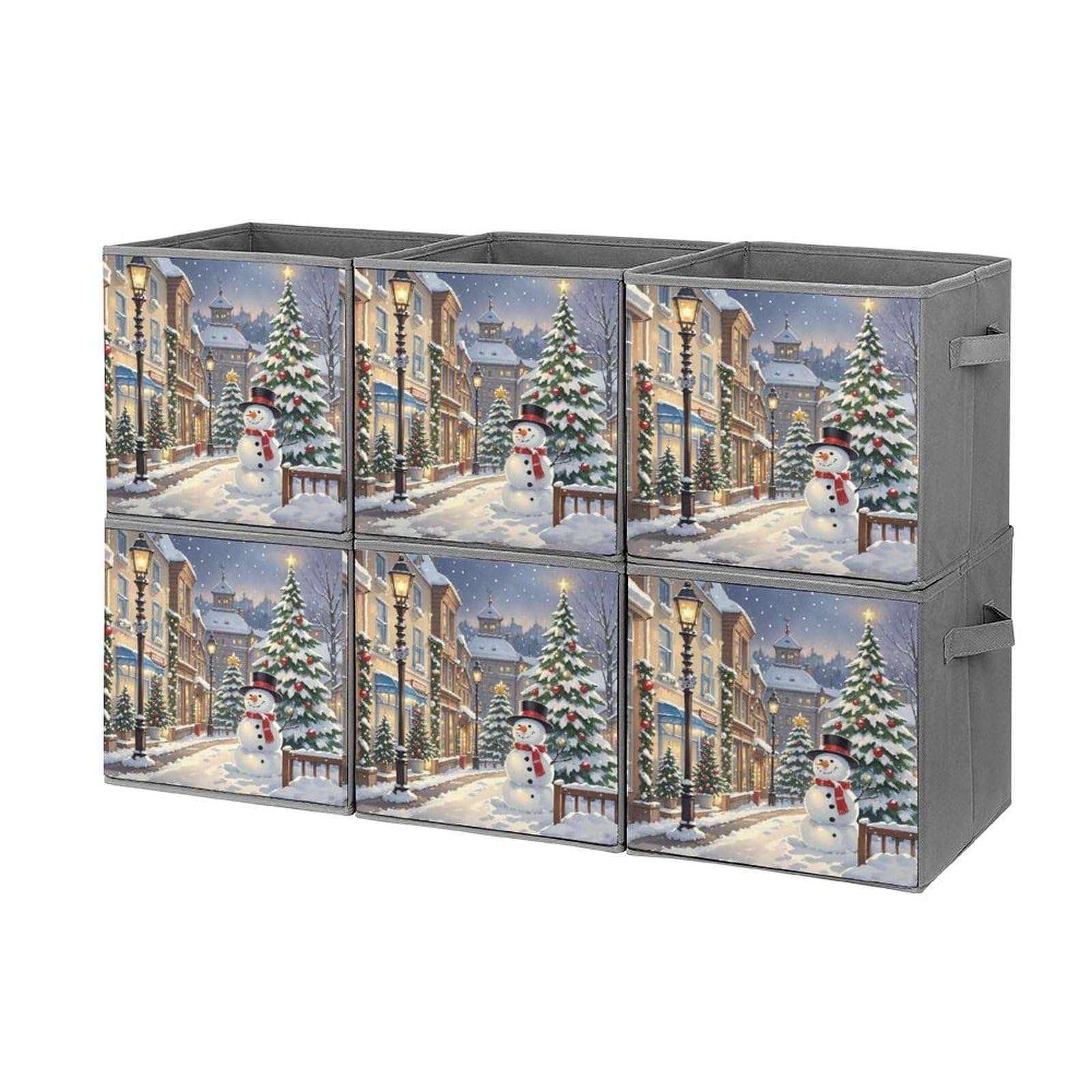 Boîtes de rangement de Noël pliables pour organiser le salon et la chambre d'enfant