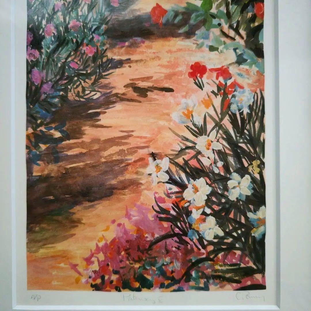 Time Sale Large Service o Painting Silk Screen Print Framed