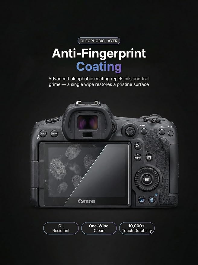 Protector de pantalla para Canon EOS 5D Mark III y IV, vidrio templado miniatura 8