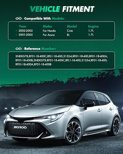 Miniatura 503 de SCITOO Arrancadores Nuevo Ajuste para Nissan Frontier Pickup Xterra 2002 2003 2004 3.3L 17859