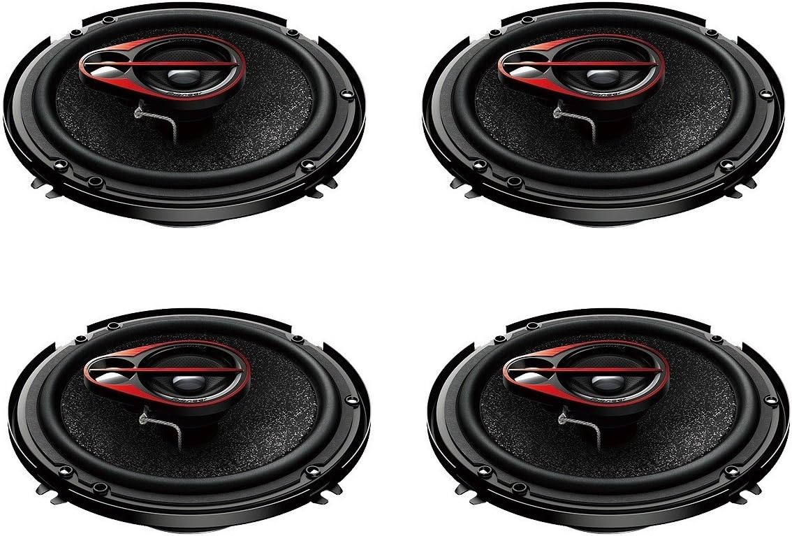 Pioneer TSR1650D 250W 6 Inch Shallow Mount 3Way Car Speaker (Pack of