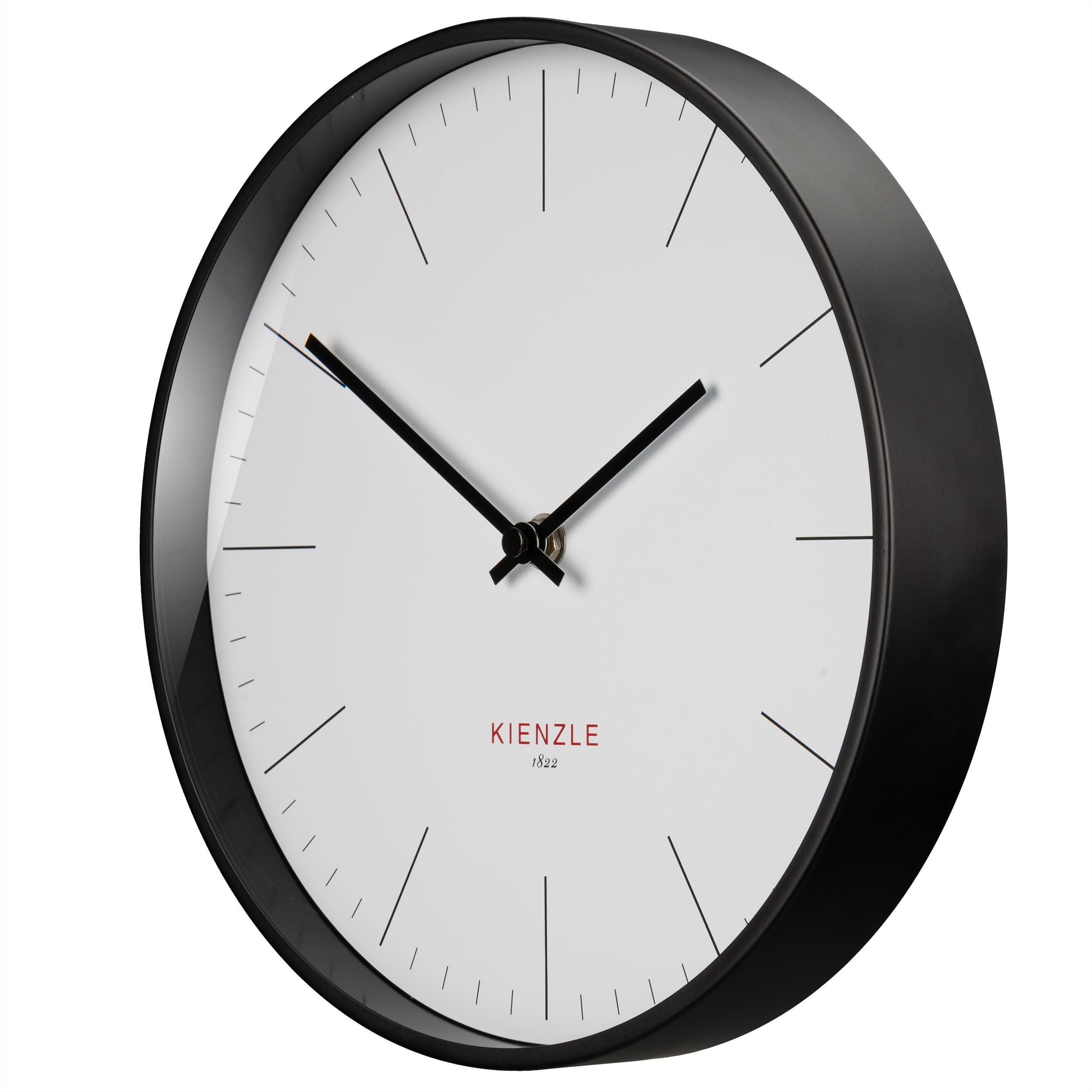 Horloge murale radio Kienzle 25 cm pour un salon moderne et calme