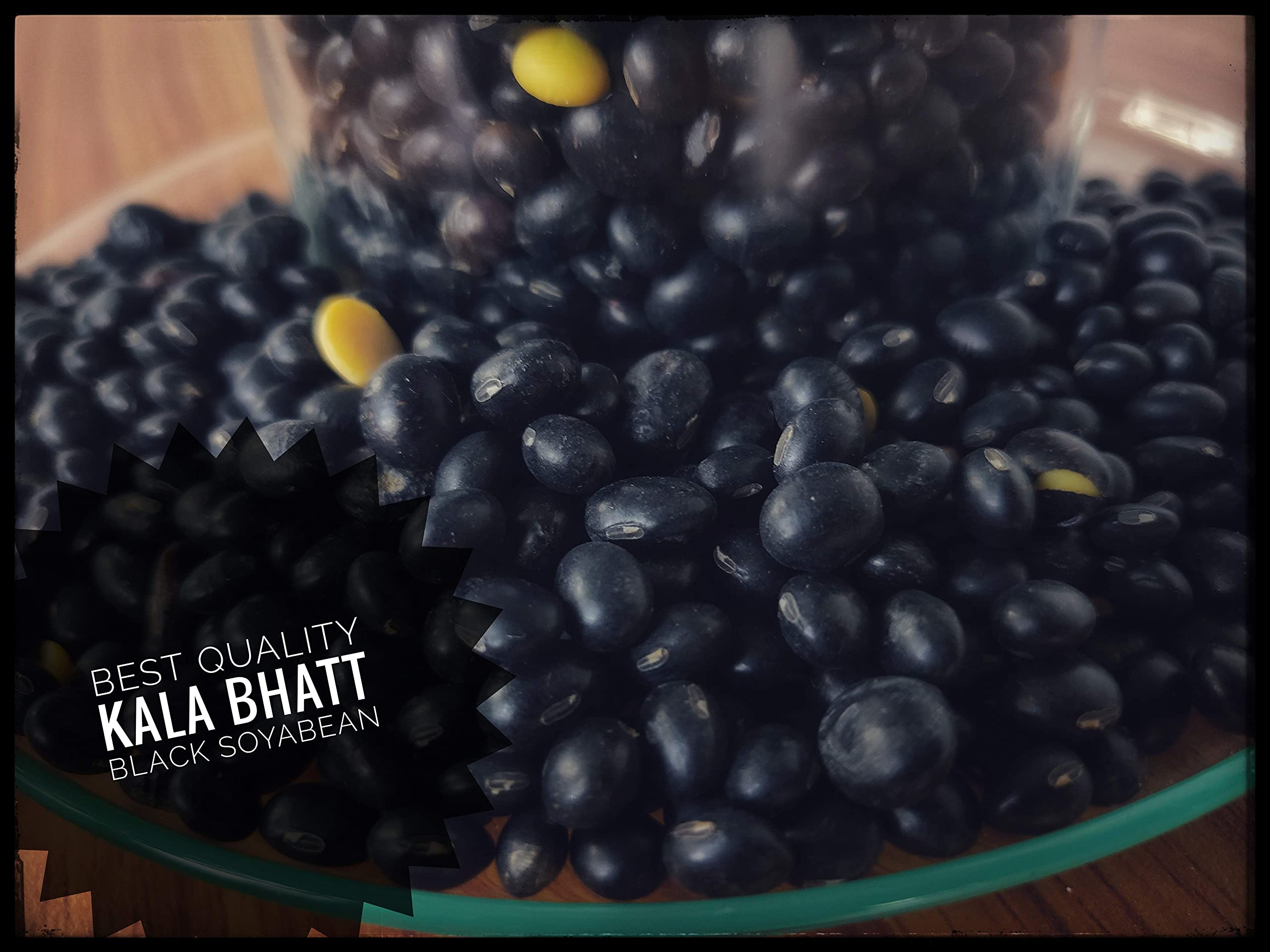 Super Food of Uttarakhand - 100% pure & Natural Kala Bhatt/Black Bhatt/Black Soyabean/Bhatt ki Dal