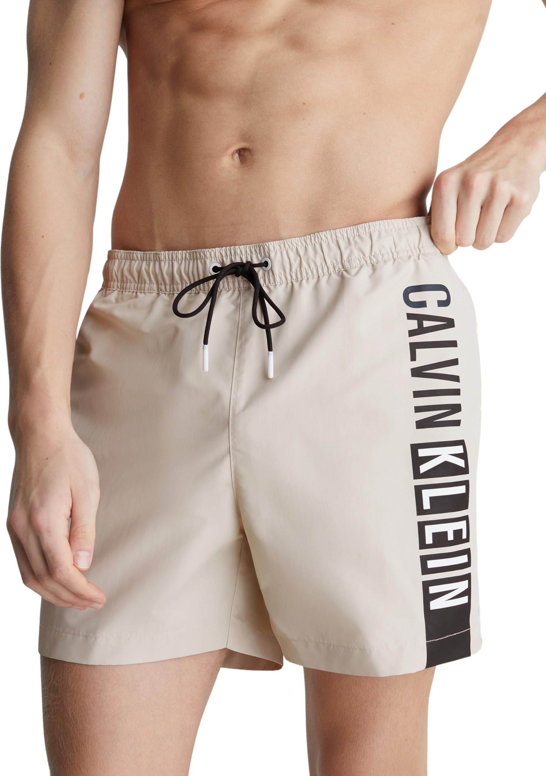 Calvin Klein Bañador Hombre Medium Drawstring Pernera Media