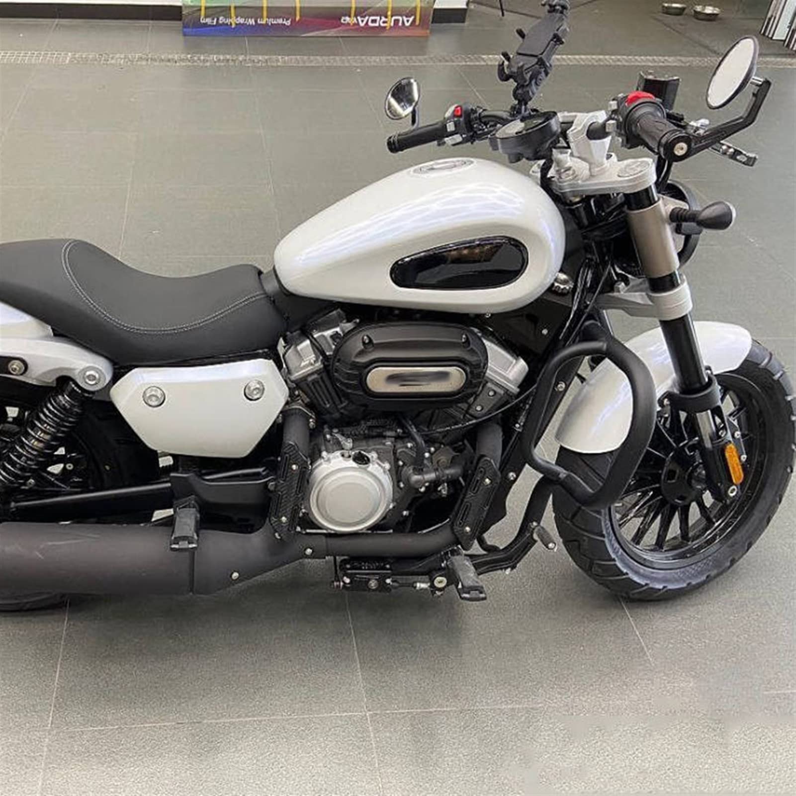 Vvikizy 2 Pcs Repose-Pieds De Moto 304 Repose-Pieds De Moto En Acier Inoxydable Pour Multistrada