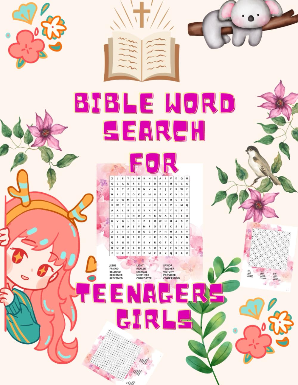 Bible verse word search for Teenagers Girls: Discovering Strength, Purpose, and Joy in Your Spiritual Path