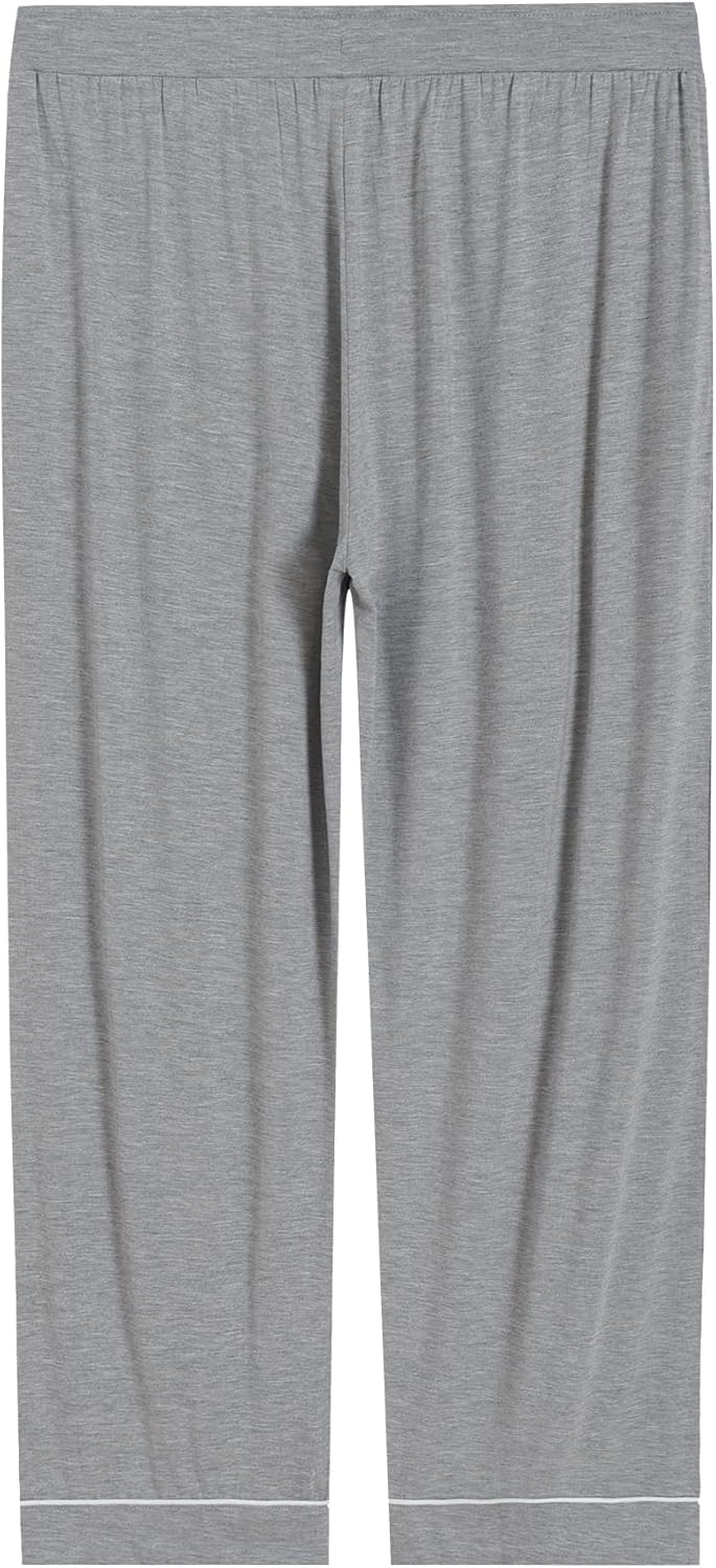 Latuza Women's Bamboo Viscose Pajama Pants Soft Pj Sleep Pants with Pockets - Image 2