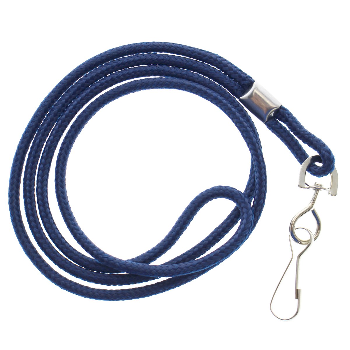 Specialist ID Bulk 100 Pack - Premium Round ID Badge Holder Neck Lanyards for Badges and Name Tags - 36 in Non-Breakaway Heavy Duty Rope Cord & Secure