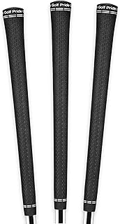 Golf Pride Tour Velvet 360 Golf Grip - Durable, Comfortable Grip Set for Clubs - Features Non-Slip Technology & a Softer Feel - Black
