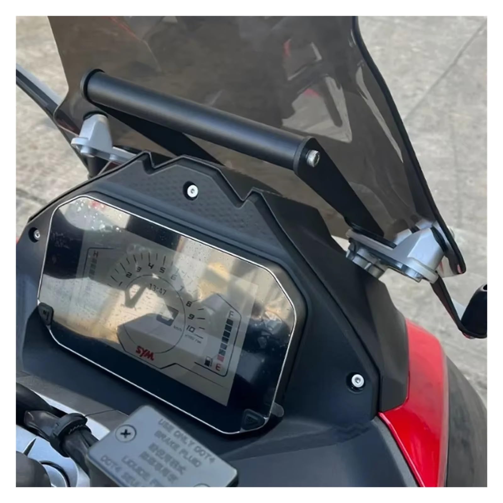 Supporto Per Telefono Moto SYM ADX 300 – Attacco Al Parabrezza Anteriore, Stabile E Impermeabile Per Navigatore