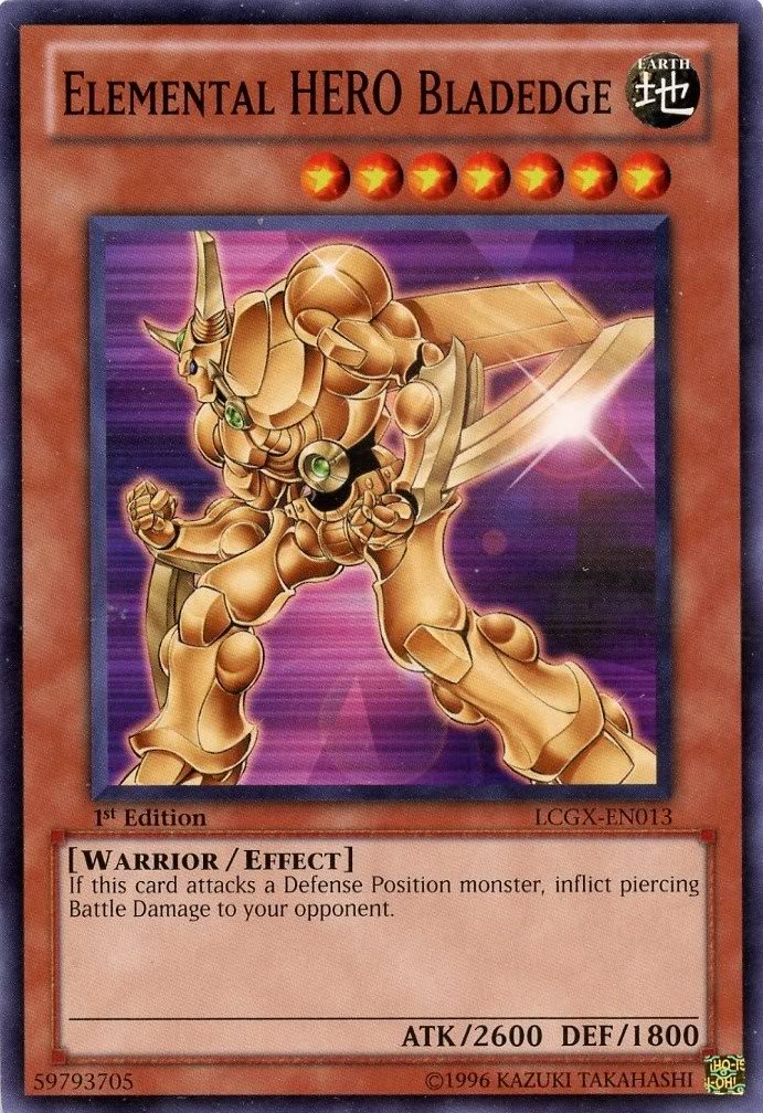 YU-GI-OH! - Elemental Hero Bladedge (LCGX-EN013) - Colección Legendaria 2-1ª Edición - Común