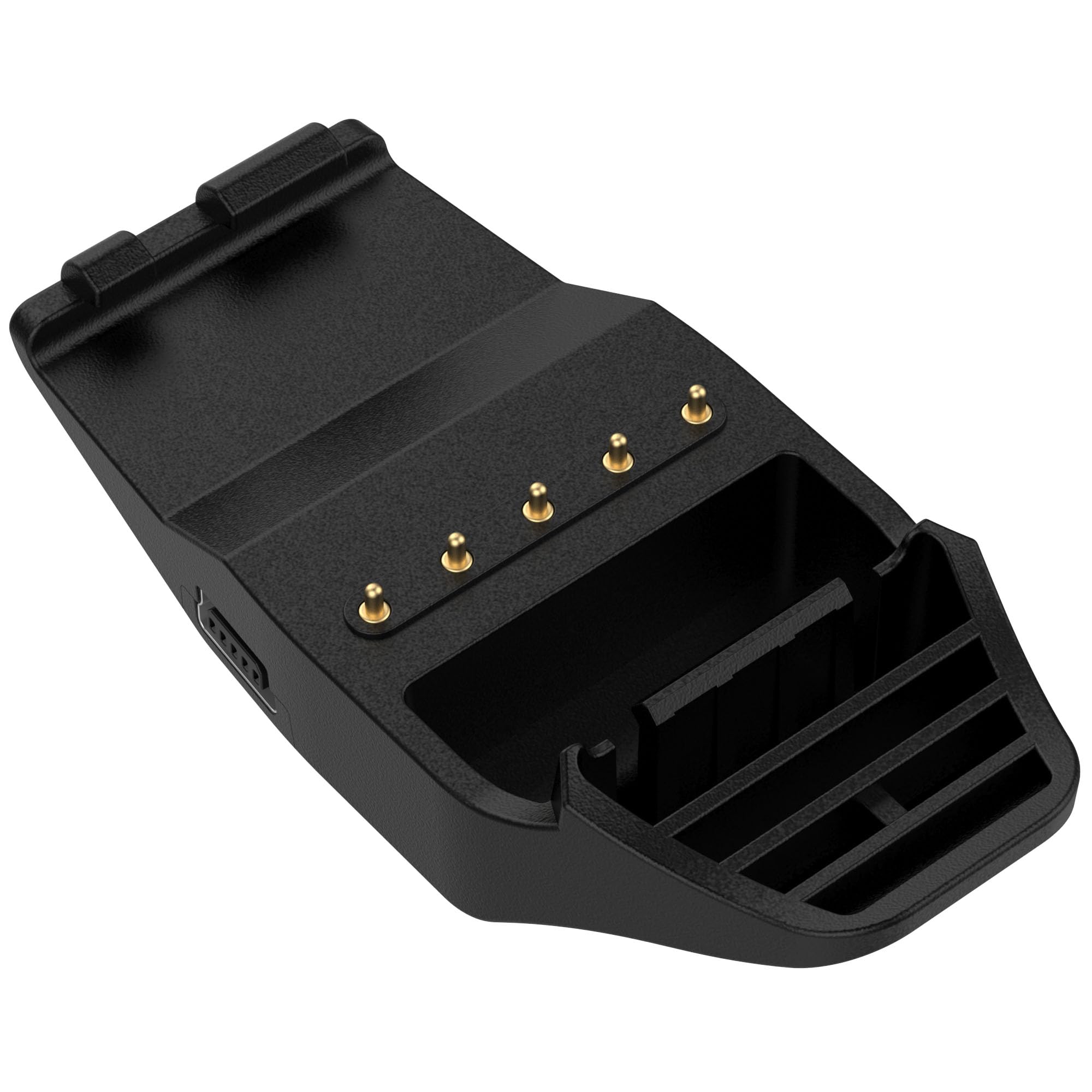 Charger Clip Intended for Garmin Dog Training Collar —— T5, TT15, TT10,T15, TT15X,TT25 Portable Replacement Charging Station Cradle Stand Accessories (Black)