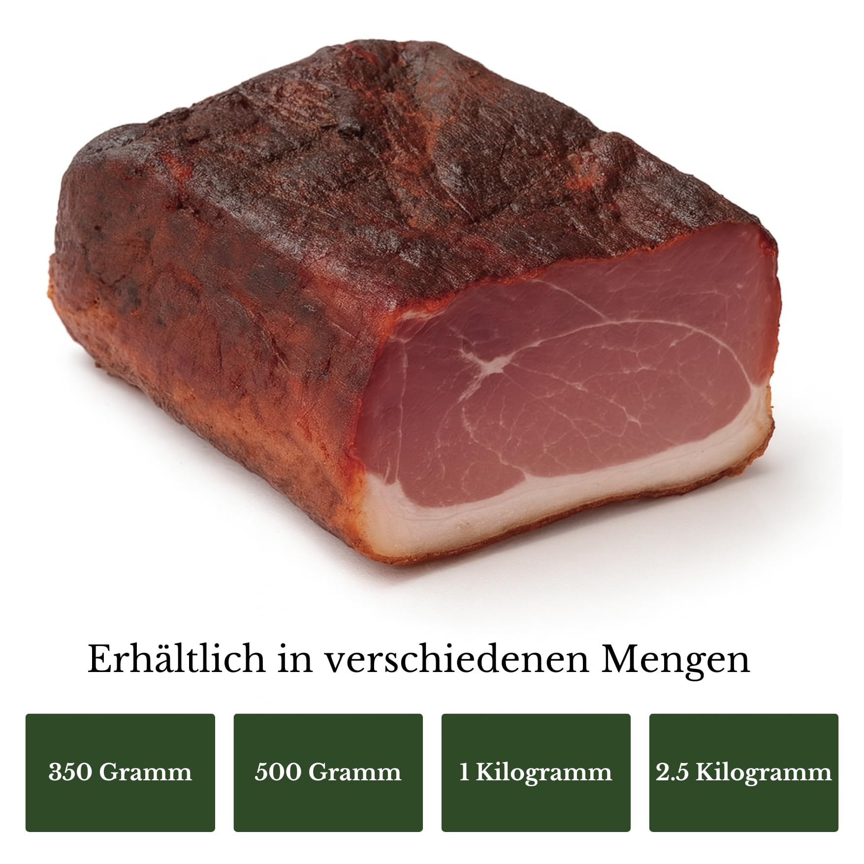 Original Schwarzwälder Schinken am Stück – Traditionell geräuchert, herzhaft & aromatisch – Premium Qualität direkt aus dem Schwarzwald – Perfekt für Brotzeit, Vesper & Feinschmecker (1 KG)