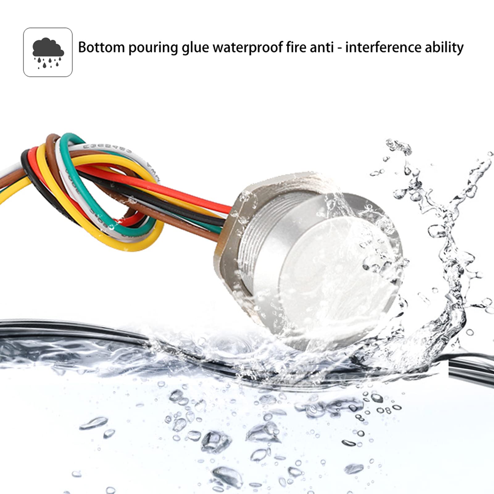 Mini RFID Controller, RFID Reader, Access Control Reader, Waterproof Access Control Reader with Wiegand 26/34 Interface, Suitable for All Access Control Devices