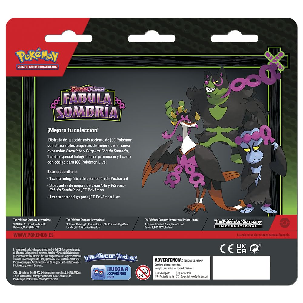 BANDAI Gioco Di Carte Pokémon TCG SV6.5 – Blister 3 Pacchetti, Versione Spagnola, Collezionabili - 3