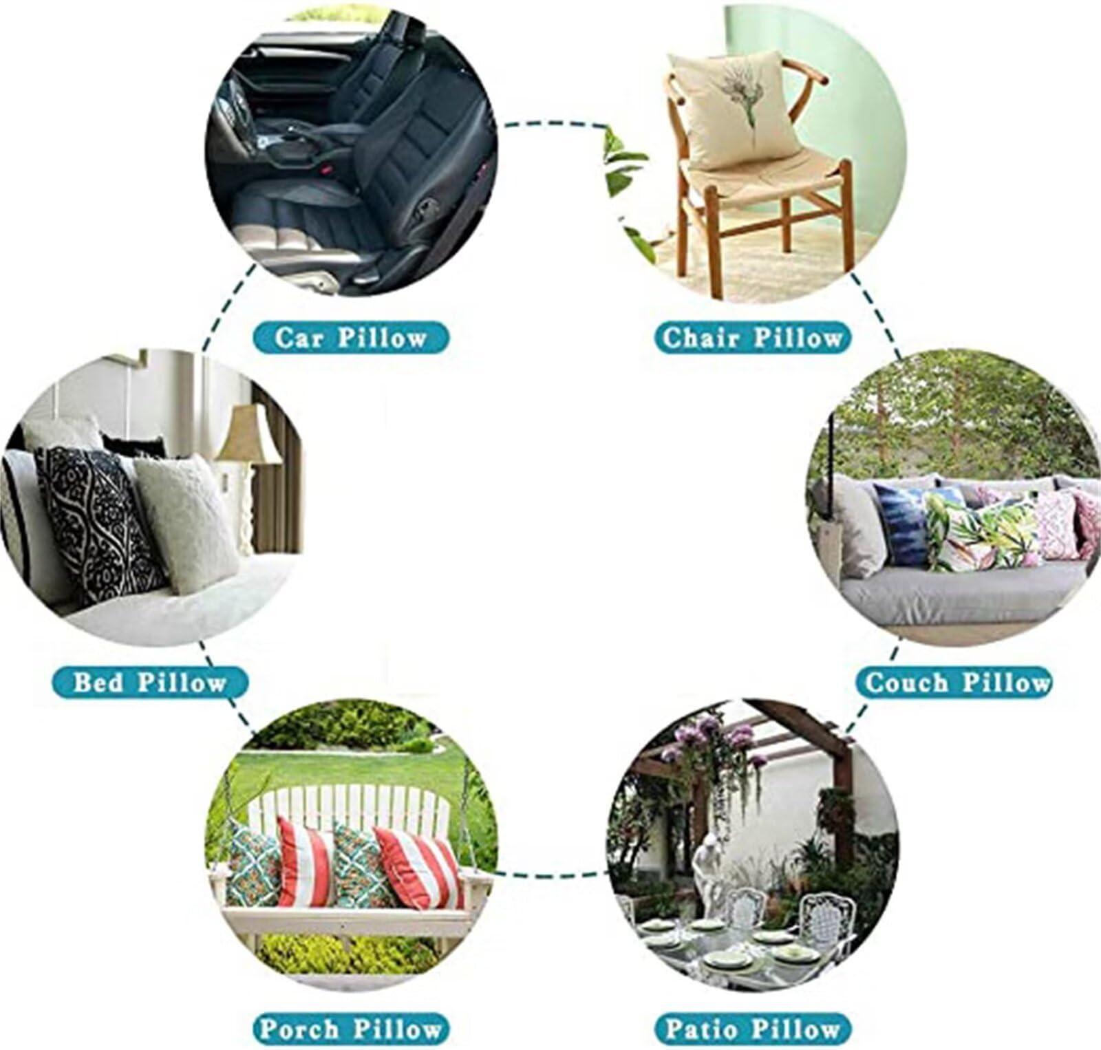 Lot de 4 Housse de Coussin 50x50cm Matériel de Lin Coussin Exterieur Impermeable,Canapé Taie d'oreiller,Coussin Canape pour Chaise,Lit,Jardin Coussin Aesthetic pour Chambre Jardin Violet