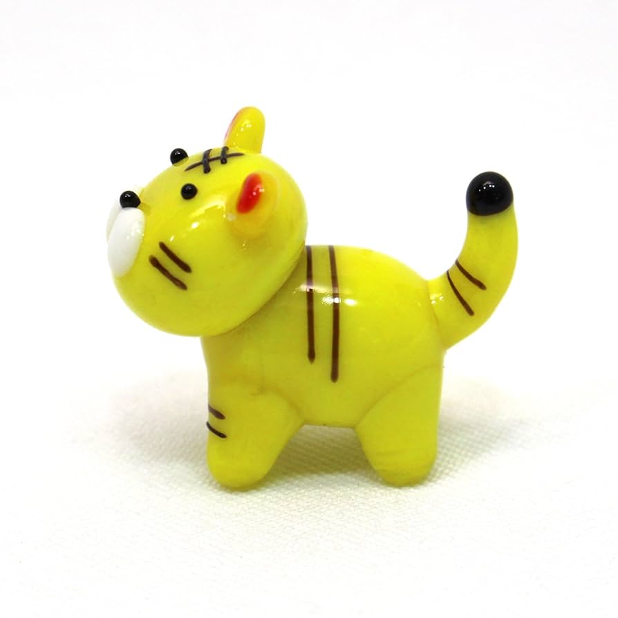 干支　寅　ガラス細工　ミニチュア 干支の置物 寅 虎 ガラス細工 ミニチュア 雑貨 正月飾り 十二支