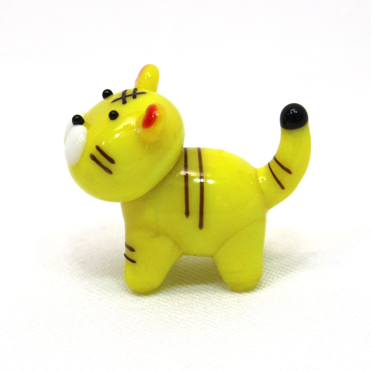 Amazon.co.jp: かわいい手作り ガラス細工 干支 招福 寅 CKK282