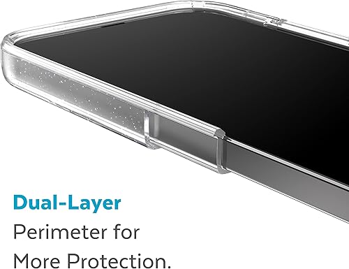 Miniatura 7 de Speck - Funda transparente para iPhone 15 Plus y 14 Plus, delgada, construida para MagSafe, resistente a los arañazos y protección contra caídas,