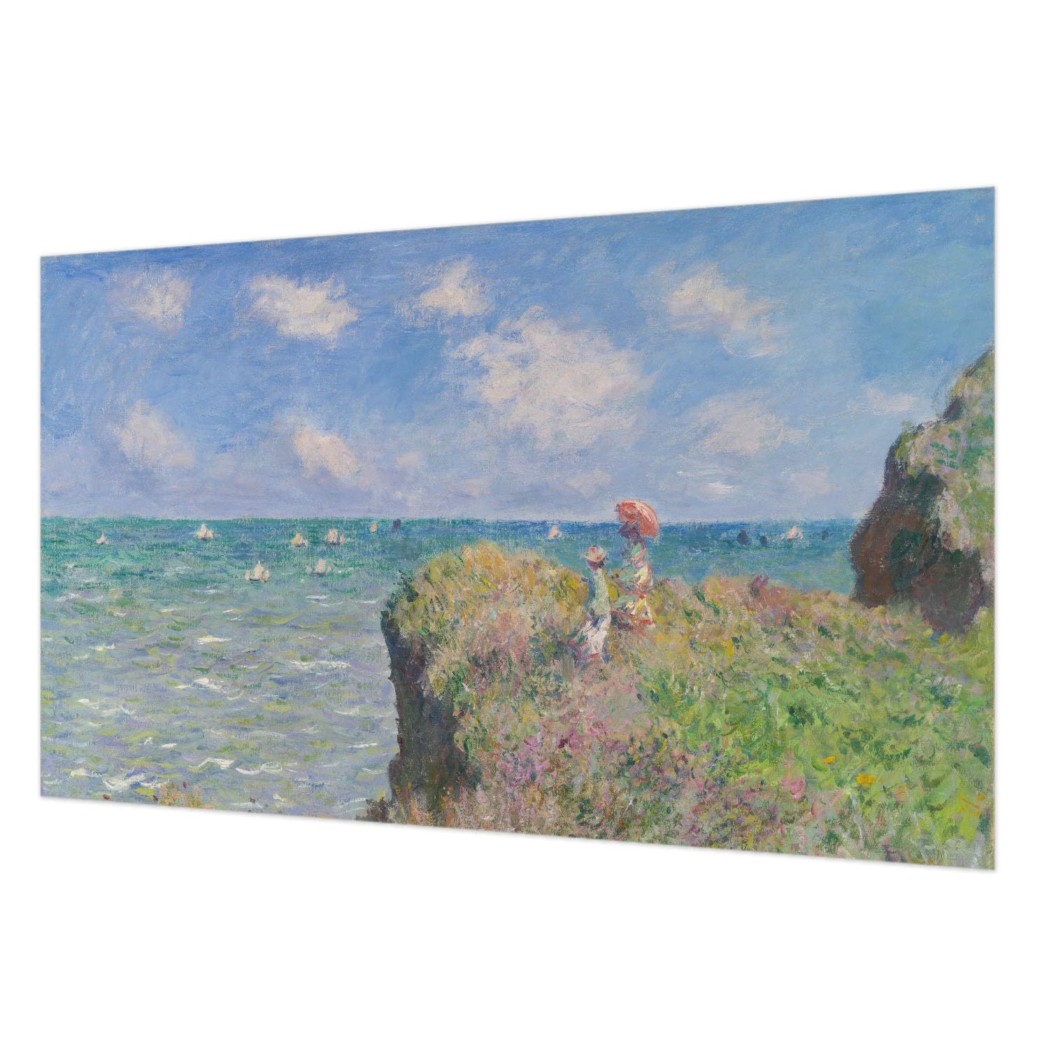 Papier peint intissé paysage paisible 416x254 cm pour salon et chambre avec colle