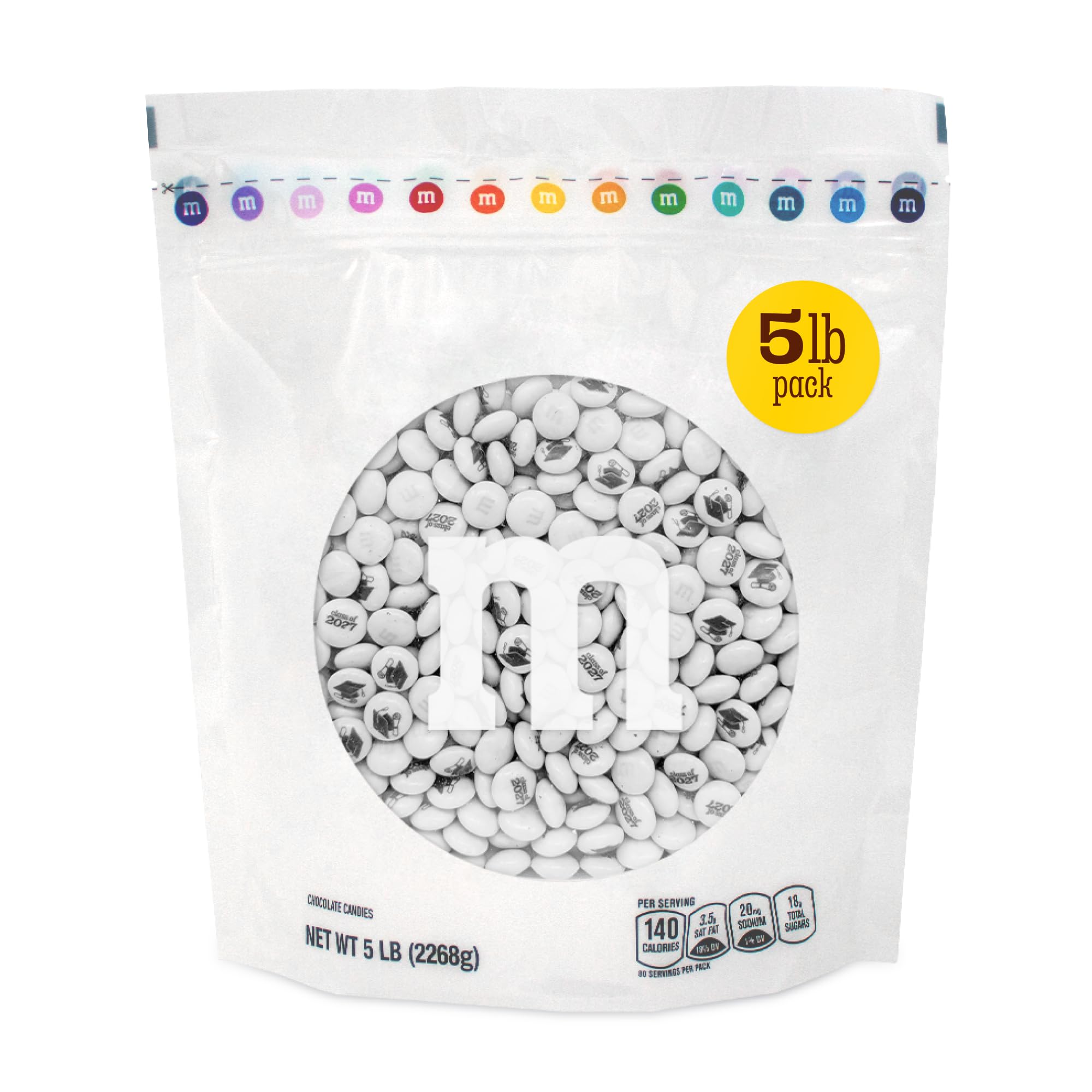 Amazon.com : M&M'S WORLD Class of 2027 Milk Chocolate Candies