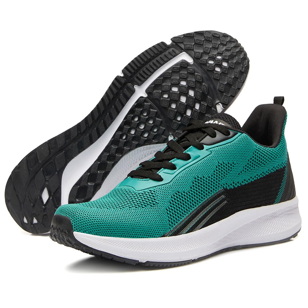 AVANT UltraBoom - Tenis de correr y entrenamiento para hombre, suela de goma 100% pura, plantilla de goma EVA natural, malla superior de punto transpirable, agarre mejorado para baja abrasión,