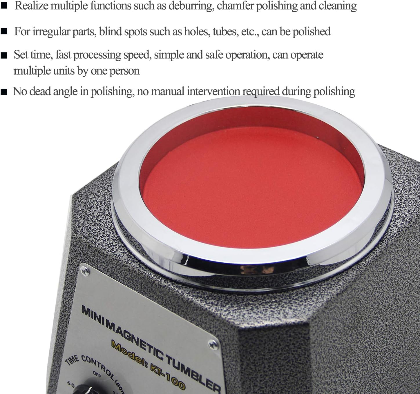 Amazon | CNSTZBC 研磨機 磁気バレル研磨機 チェンジバレル研磨機 200W