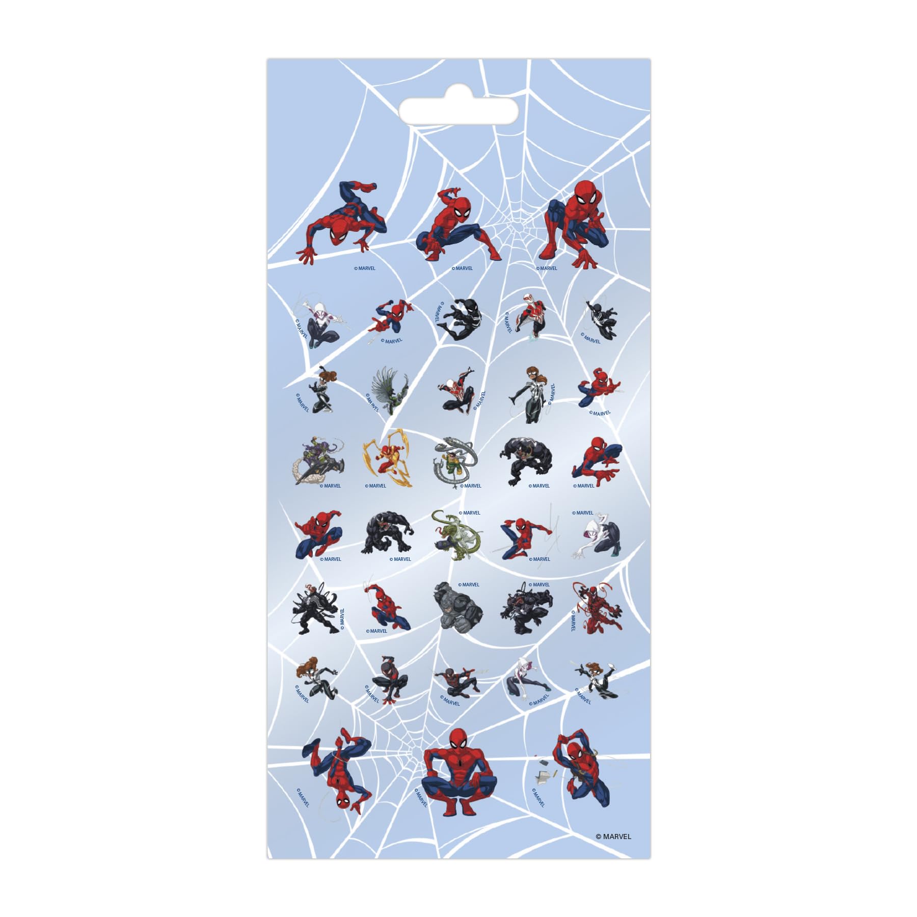 Amazon | マーベル - スパイダーマン ミニ ステッカー スリム フリップ