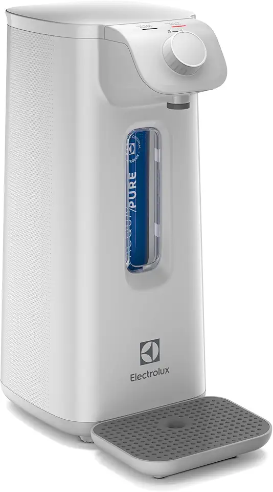 Electrolux Purificador de Água Natural Filtro Refil Compacto Tecnologia Acqua Pure Alta Filtragem 6 meses 3000 litros Design Moderno PN10B não necessita energia fixação na parede ou mesa/balcão