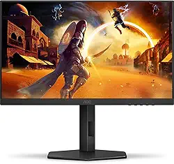 AOC, Monitor Gamer G4 24” 180Hz, 24G4/P, 0,5ms IPS, com Ajuste de Altura
