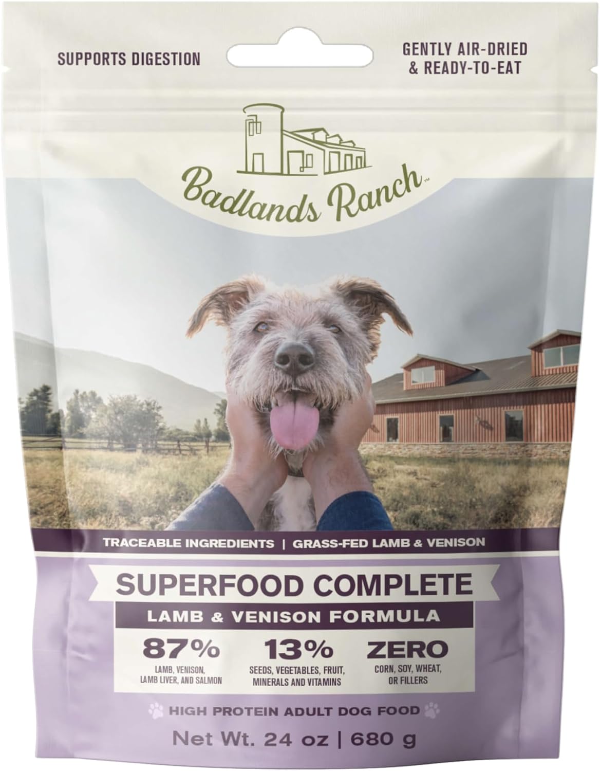 by Katherine Heigl- Superfood Complete, Air-Dried Adult Dog Food – High Protein, Zero Fillers, Superfood Nutrition (24 oz., Lamb & Venison) by Katherine Heigl- Superfood Complete, Air-Dried Adult Dog Food – High Protein, Zero Fillers, Superfood Nutrition (24 oz., Lamb & Venison)