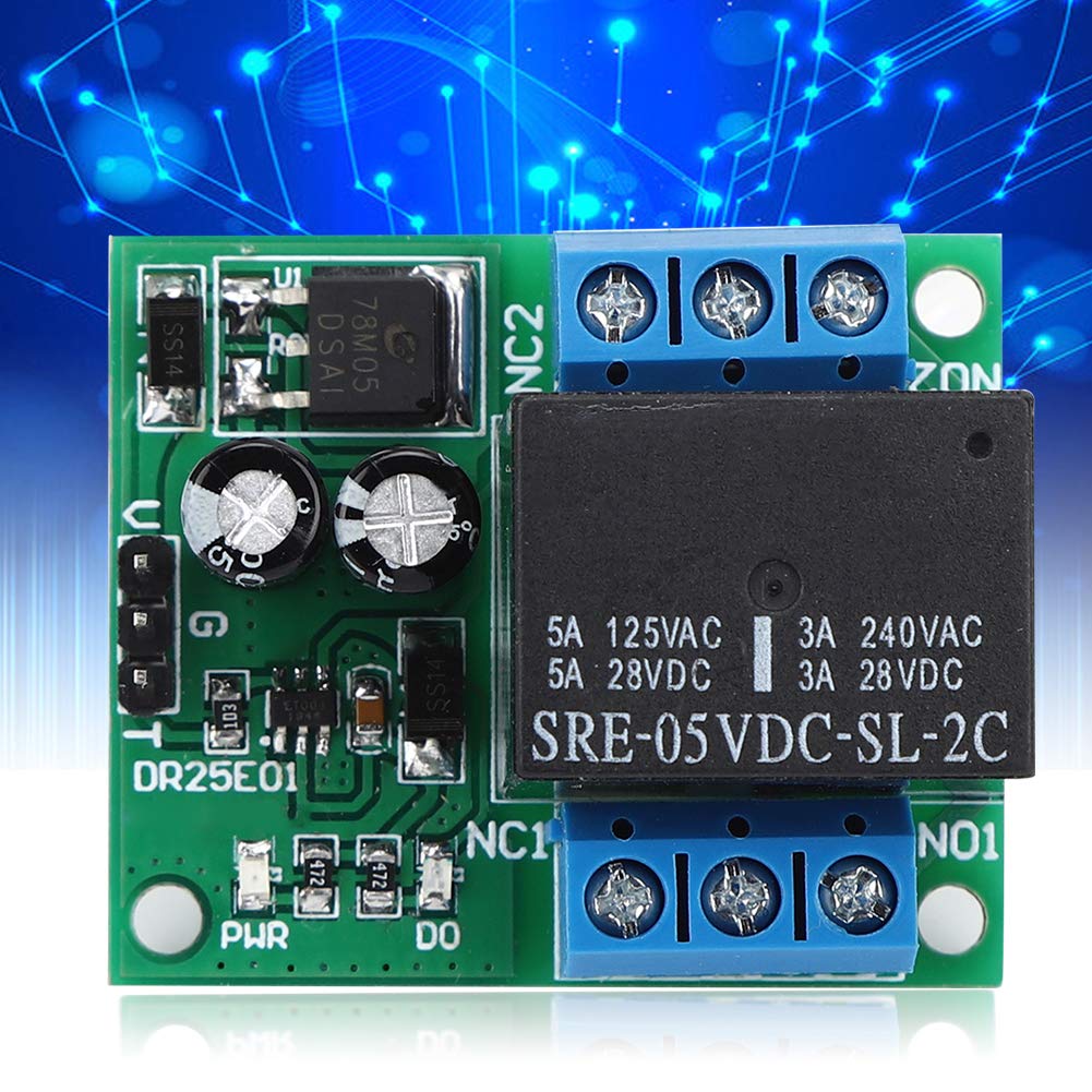 Placa del Módulo de Relé de Señal Placa de Relé Biestable de Doble Tiro Placa de Relé Biestable Voltaje de Entrada Versión de 24 V 12 V Opcional Para Accesorios de Computadoras Automotrices(Dc6-24V)