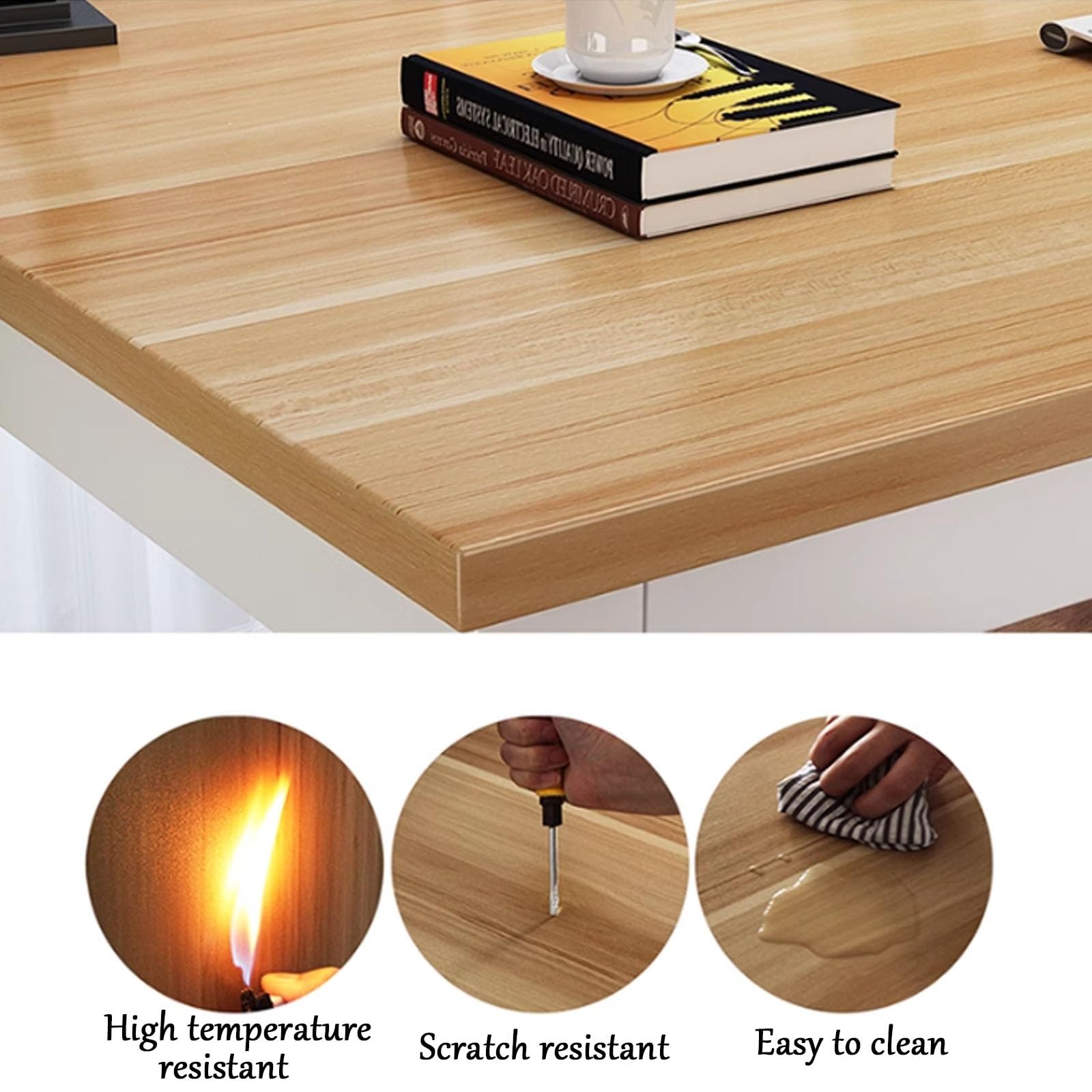 Moderner Schreibtisch im Industriestil, 120 cm, Heimbüro, Computertisch, einfacher Gaming- und Arbeitsschreibtisch, 120 x 40 cm, weißes Finish für Arbeit und Lernen