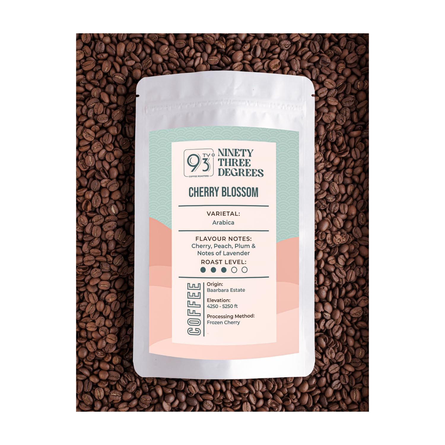 Cherry Blossom Coffee - Medium Roast, Flavour Notes: Cherry, Peach