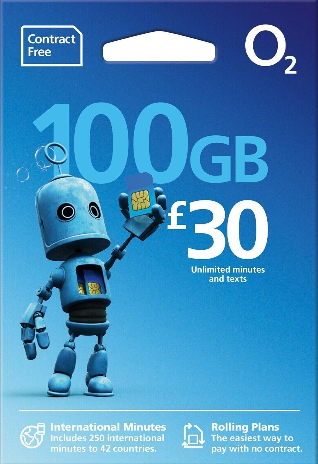 O2/02 Topup ยฃ30 for 20GB Internet, 5000 mins + 5000 texts. FAST 4G Pay As You Go Multi SIM Card - NANO/MICRO/STANDARD size. Fits iPhone 5S/6/6S/7 Plus/8 Plus/SE/X & Samsung Galaxy S7 Edge/S8 phones