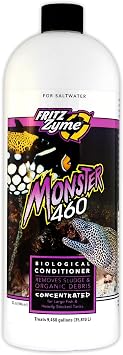 Fritz Aquatics 76032 FritzZyme Monster 460 Concentrated Biological Conditioner for Salt Water Aquariums, 32-Ounce
