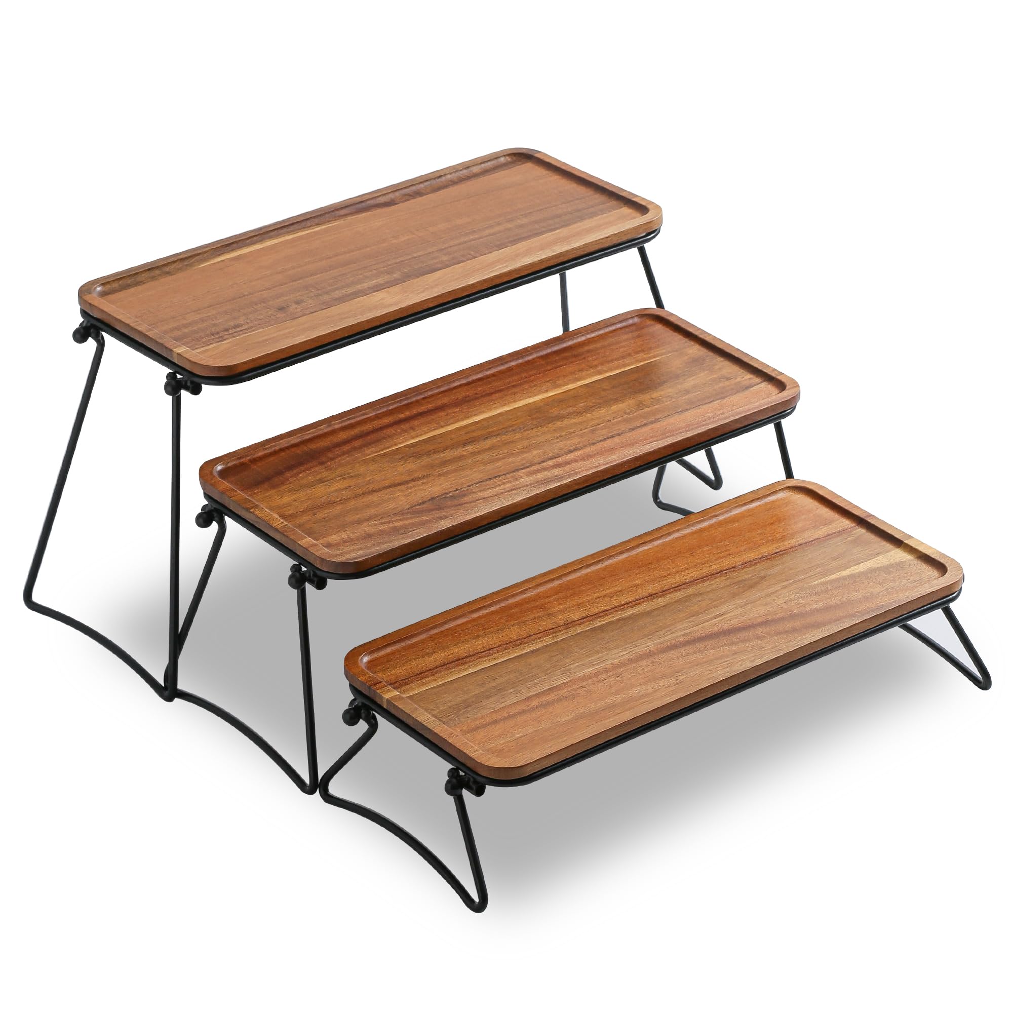 Bandeja para servir, madera, rectangular