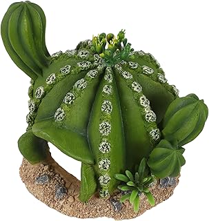 Abaodam 3 Pçs Escalada Pet Cactus Recipientes Para Brinquedos Tartaruga Lagarto Caverna Abrigo Betta Peixe Caverna Esconderijo Simulação Plástico Aquário Decoração Rocha Caverna Resina