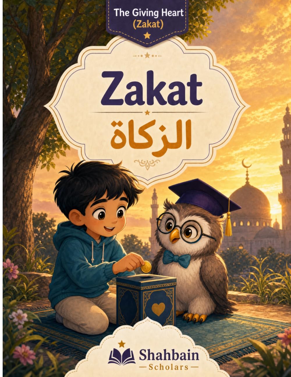 The Giving Heart: A Story About Zakat (Shahbain Scholars Series): A Bilingual Story of Zakat (Shahbain Scholars: The Five Pillars Series)