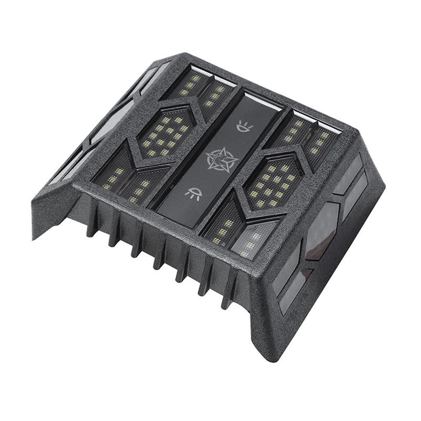 Etui na okulary do czytania samochodu, do Bronco 4-drzwiowy 2021, 2022, 2023, białe tylne lampy sufitowe, światło do czytania, lampy kopułowe, oświetlenie wewnętrzne