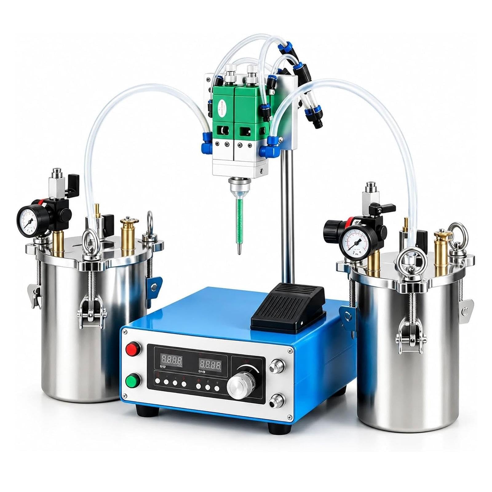 Dispenser automatico colla doppio liquido AB,for vernici,colla,inchiostro