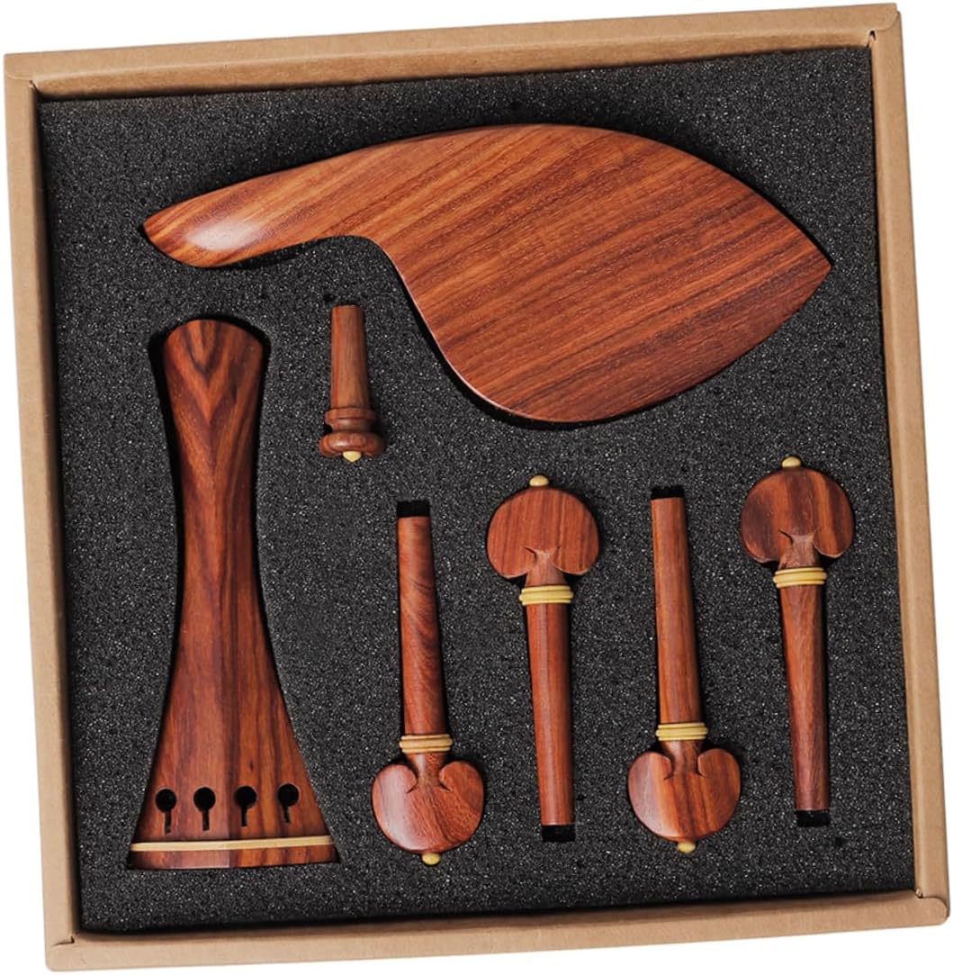 1 Set Violin Tailpiece violin endpin supplies violin Replacement Accessories Ebony