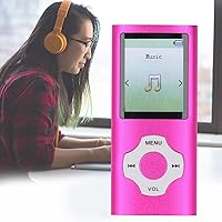 Vista 7 de Reproductor de MP3 de 16 GB, reproductor de música portátil de alta fidelidad con pantalla ultra delgada de 1.8 pulgadas, reproductor MP3 de 16 GB
