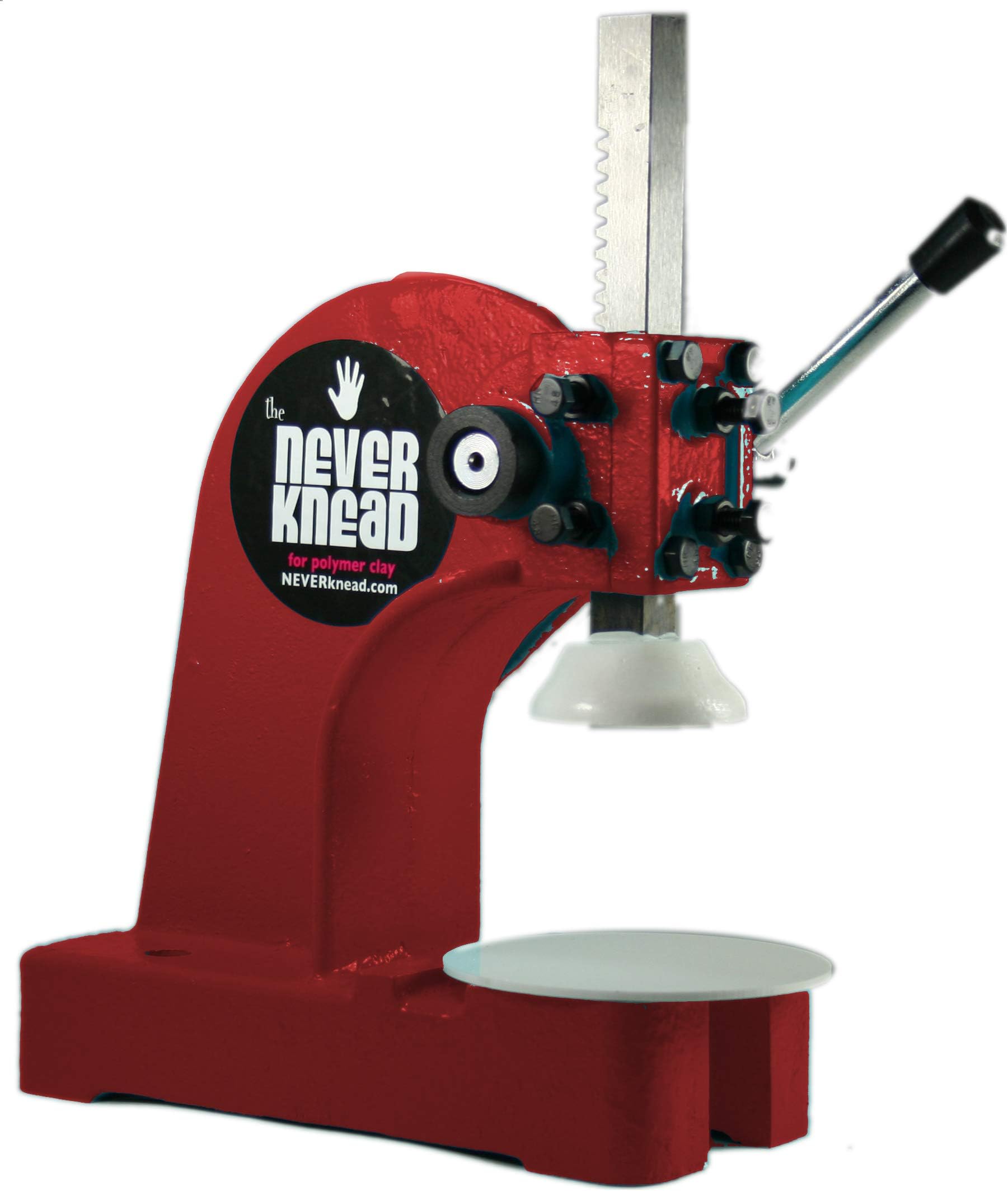 Easy Kneading of Polymer Clay - NEVERknead Tool is The Machine for All Polymer Clay Including Sculpey Fimo Cernit Pardo Art Clay & More